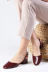Bordo Patent Leather Heeled Shoes